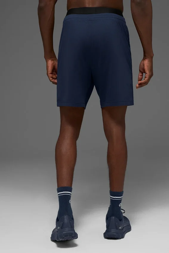 7" Conquer React Performance-shorts – marineblå