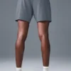 7" Conquer React Performance-shorts – stålgrå