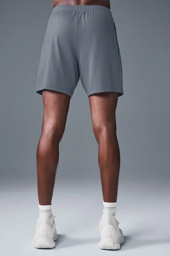 7" Conquer React Performance-shorts – stålgrå