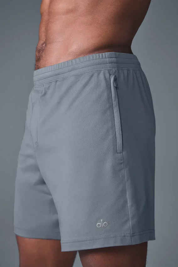 7" Conquer React Performance-shorts – stålgrå