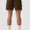 7" Crinkle Nylon Excursion Cargo-shorts – Espresso