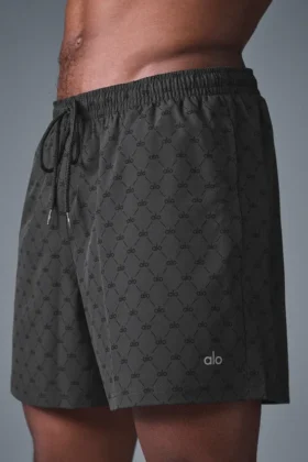 7” Diamond Circuit Shorts – antrasitt/svart