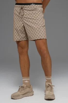 7" Diamond Circuit Shorts – Gravel/Espresso