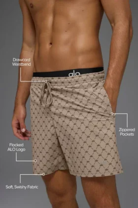 7″ Diamond Circuit Shorts – Gravel/Espresso