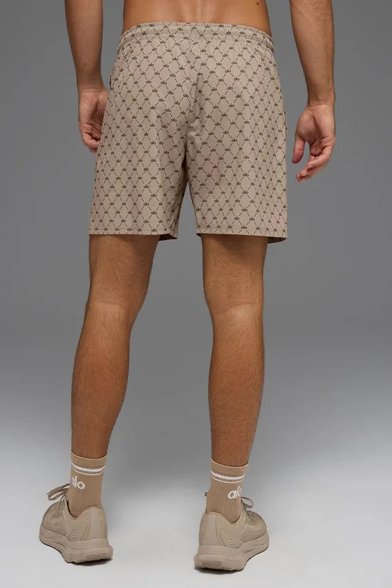 7" Diamond Circuit Shorts – Gravel/Espresso
