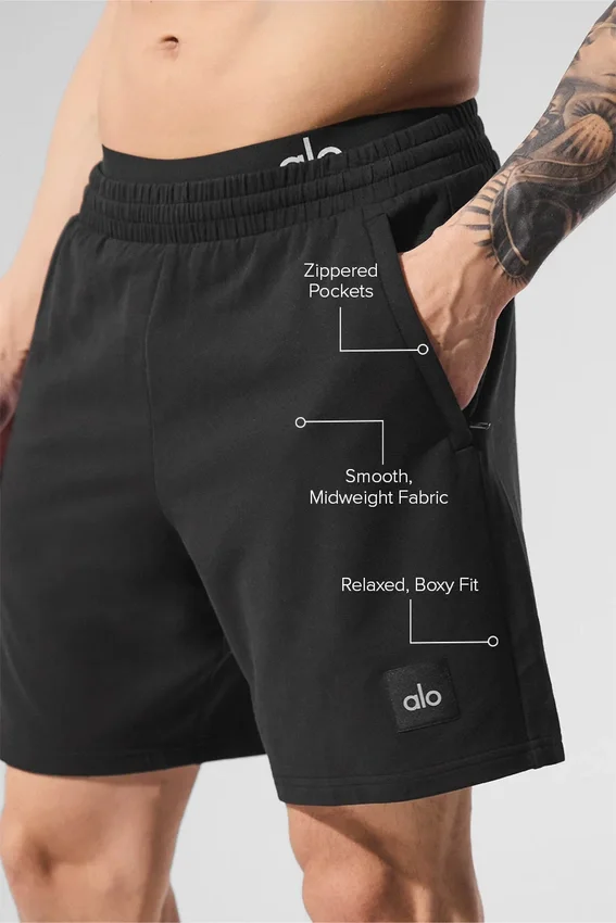 7" Double Take-shorts – Black