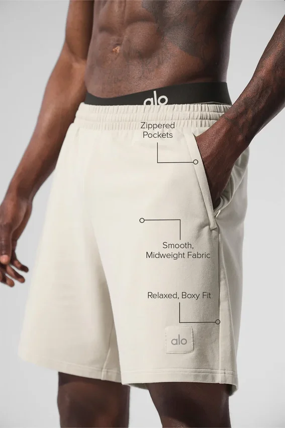 7" Double Take-shorts – Bone