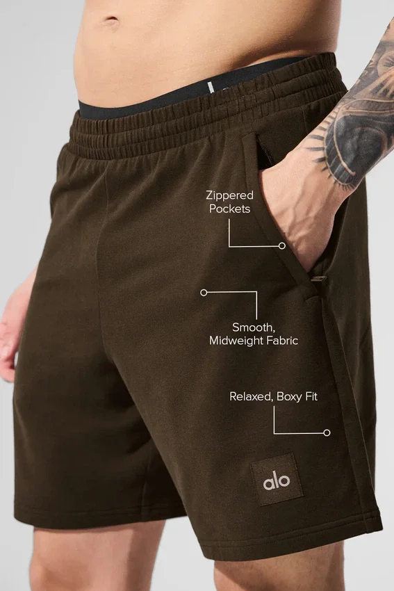 7" Double Take-shorts – Espresso