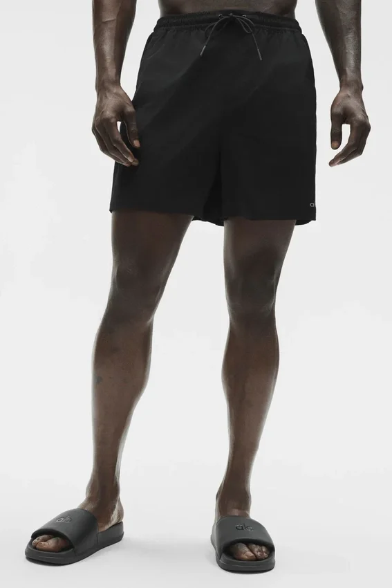 7" High Tide-shorts – svart