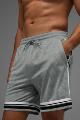 7″ Key Mesh basketballshorts – Lunar Grey