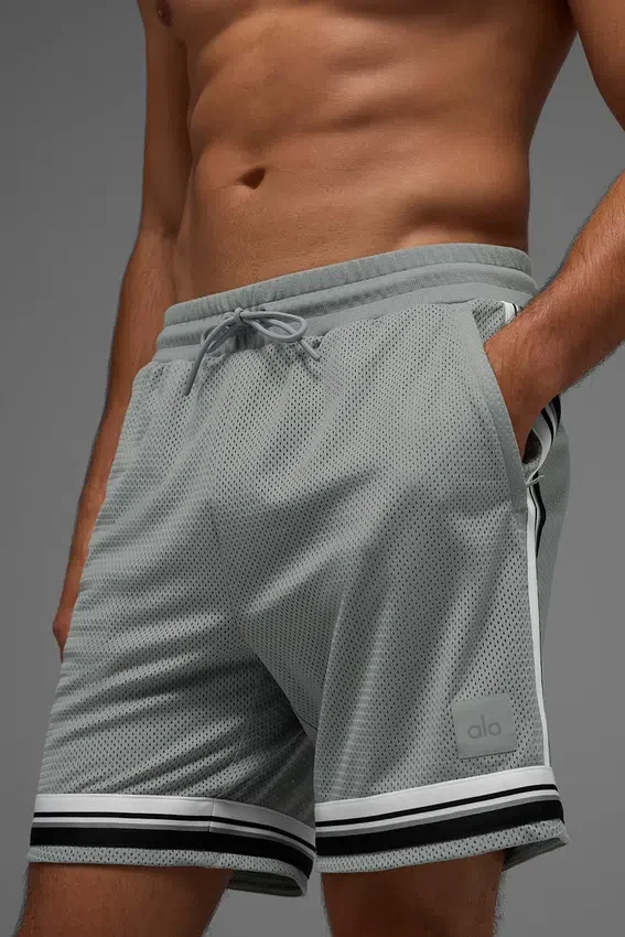 7" Key Mesh basketballshorts – Lunar Grey