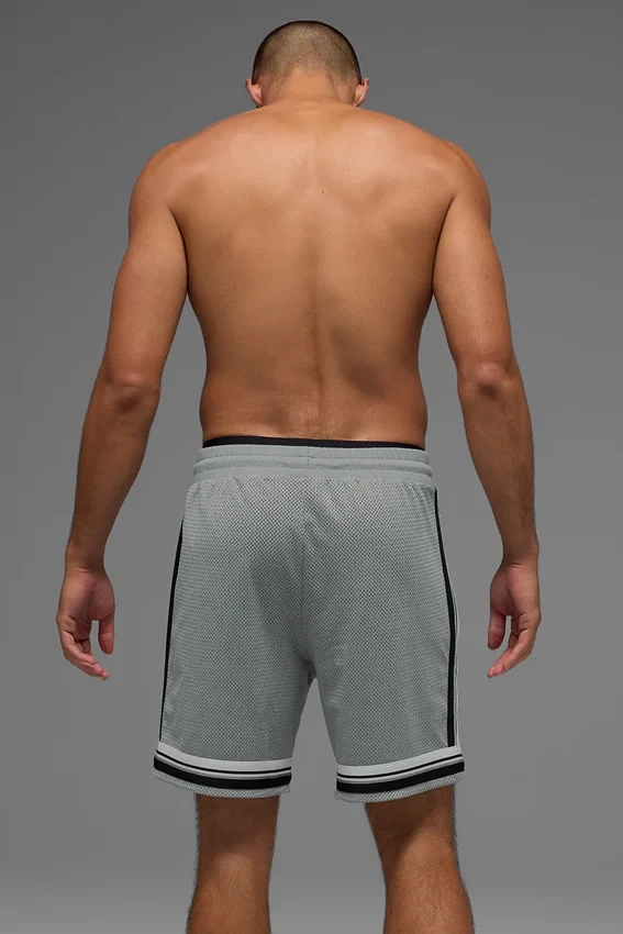 7" Key Mesh basketballshorts – Lunar Grey