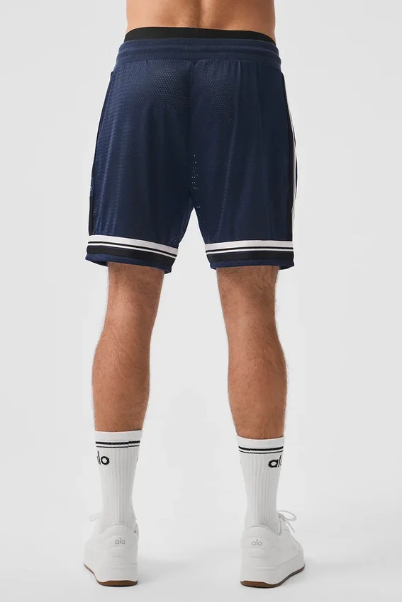 7" Key Mesh basketballshorts – marineblå