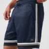 7" Key Mesh basketballshorts – marineblå
