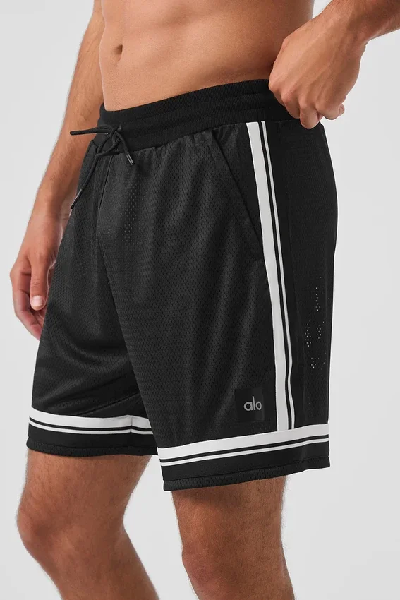 7" Key Mesh basketballshorts – svart