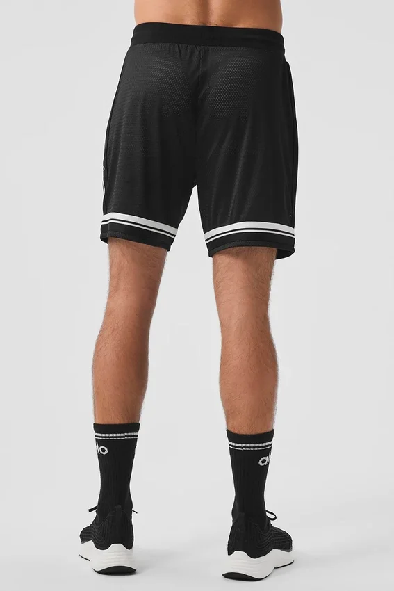 7" Key Mesh basketballshorts – svart