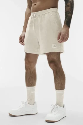 7" Linen Days Shorts – Bone