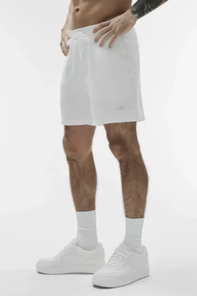 7" Linen Days-shorts – hvit