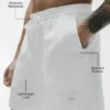 7" Linen Days-shorts – hvit