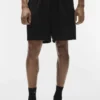 7" Linen Days-shorts – svart