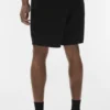 7" Linen Days-shorts – svart