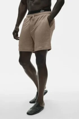 7" Linen Jersey Coastal Shorts – Gravel
