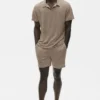 7" Linen Jersey Coastal Shorts – Gravel