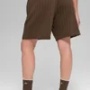 7" Pinstripe Shorts – Espresso Pinstripe