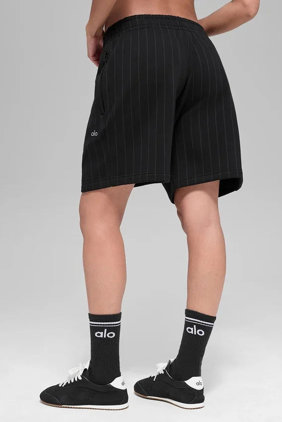 7" Pinstripe Shorts – svart pinstripe