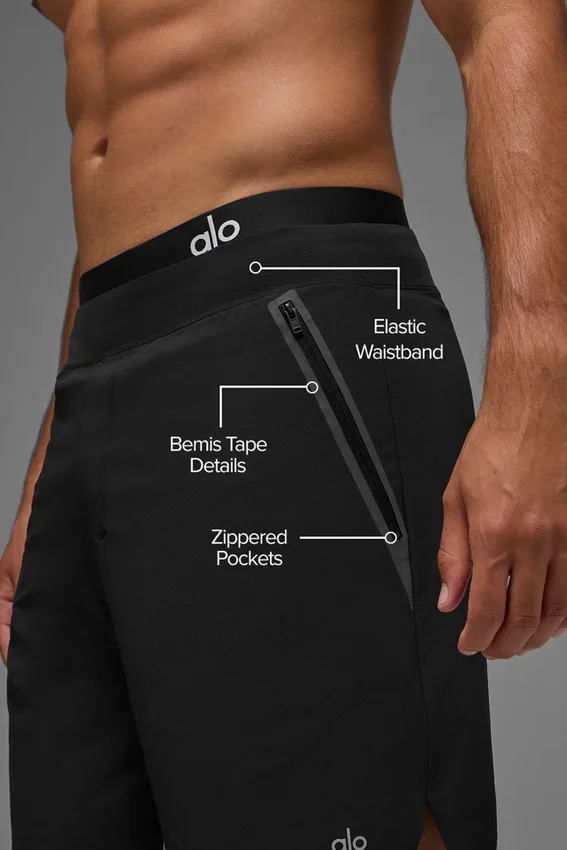 7" Repetition Pro Shorts – svart