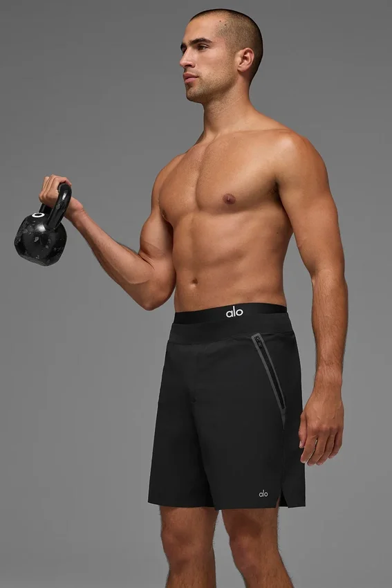 7" Repetition Pro Shorts – svart