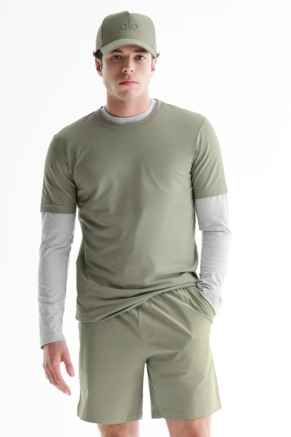 7" Repetition-shorts – Limestone