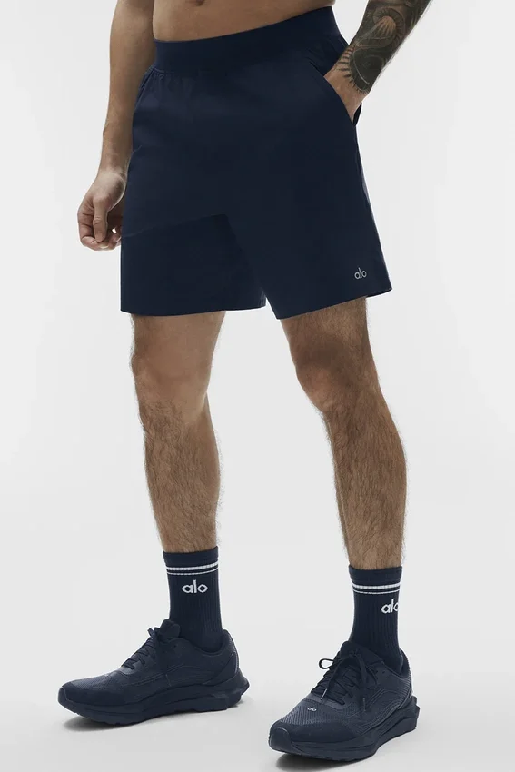 7" Repetition-shorts – Navy