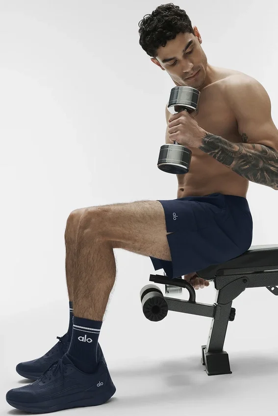 7" Repetition-shorts – Navy