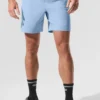 7" Repetition-shorts – Seashell Blue