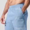 7" Repetition-shorts – Seashell Blue