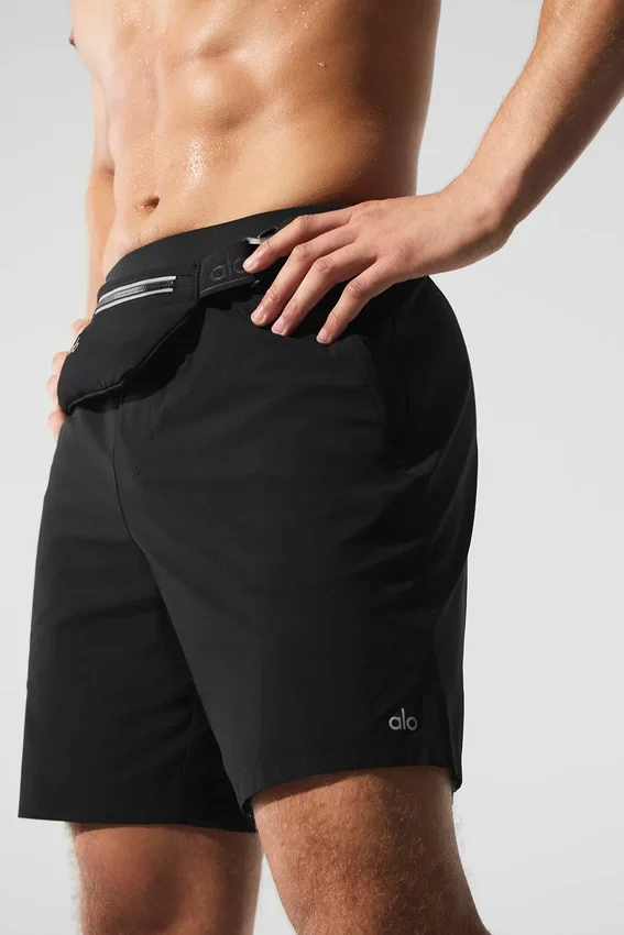 7" Repetition Shorts – Svart