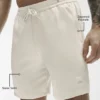 7" Satin Horizon Shorts – Bone