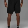 7" Sports Club Strikkegensere Knit Short – Black