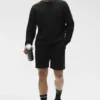 7" Waffle Lounge Shorts – Black