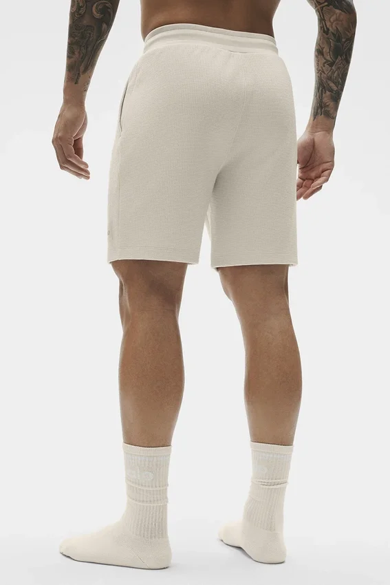 7" Waffle Lounge Shorts – Bone