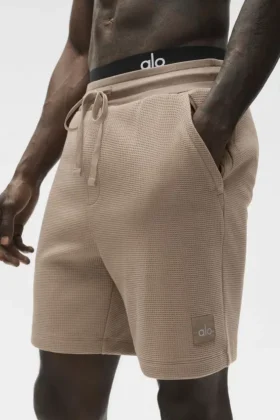 7″ Waffle Lounge Shorts – Gravel