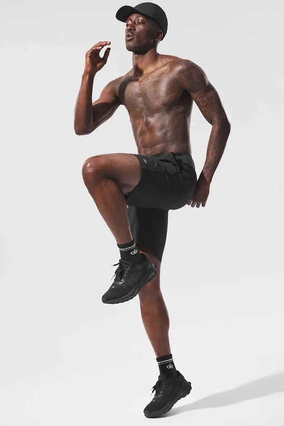 9" Repetition Shorts – svart