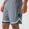 9" Traction Arena Shorts – stålgrå
