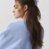 90'S Claw Clip – Lys Provence-blå marmor
