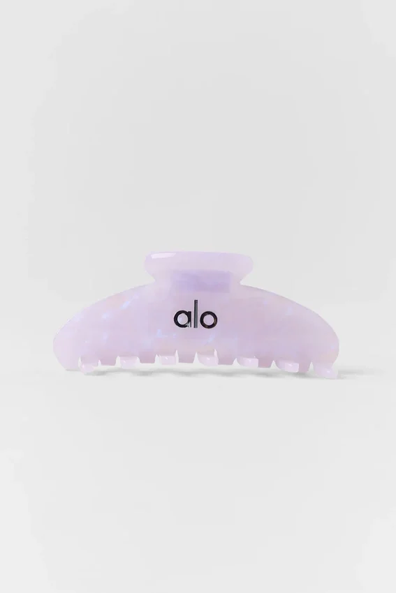 90'S Claw Clip – Lys Provence-blå marmor
