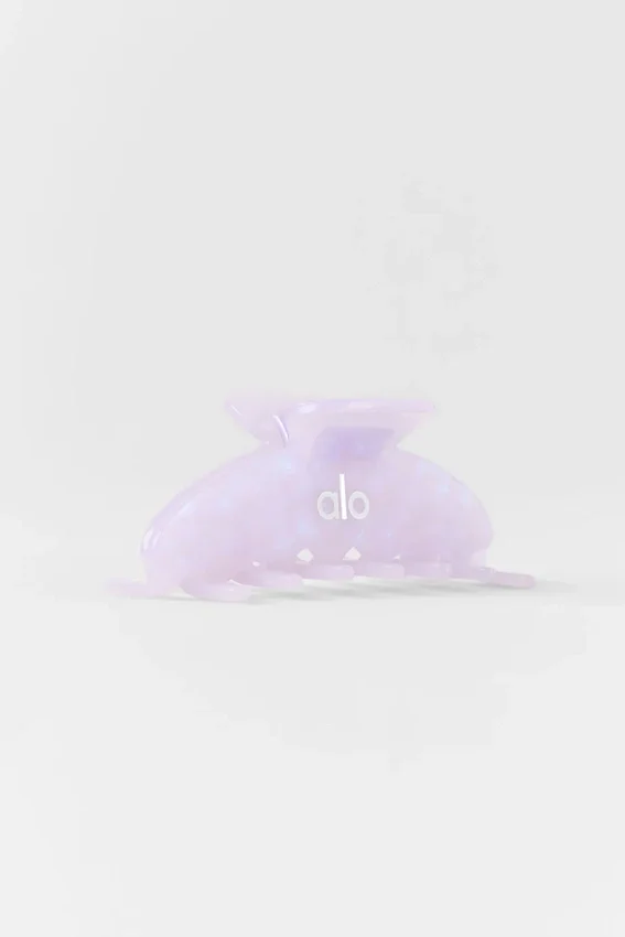 90'S Claw Clip – Lys Provence-blå marmor