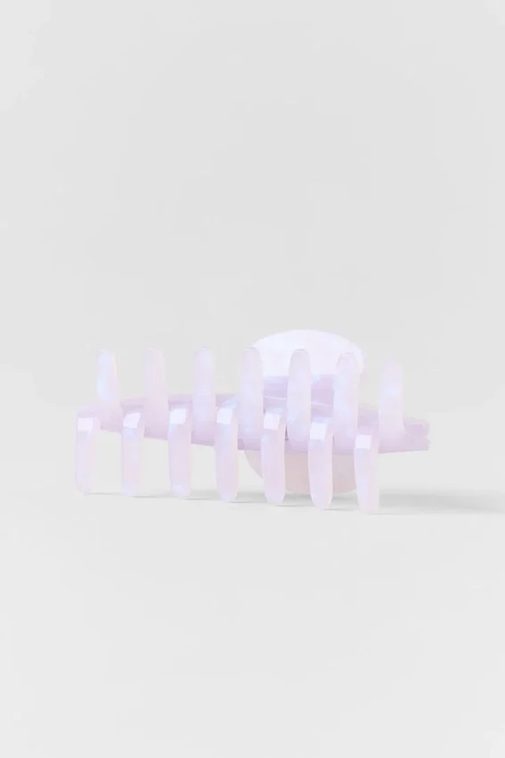 90'S Claw Clip – Lys Provence-blå marmor