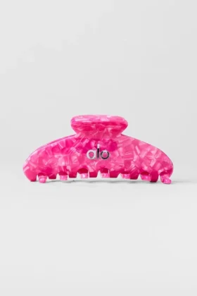 90-talls hårklemme – Paradise Pink Shell