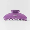 90-talls hårklemme – Plum Kiss Clear